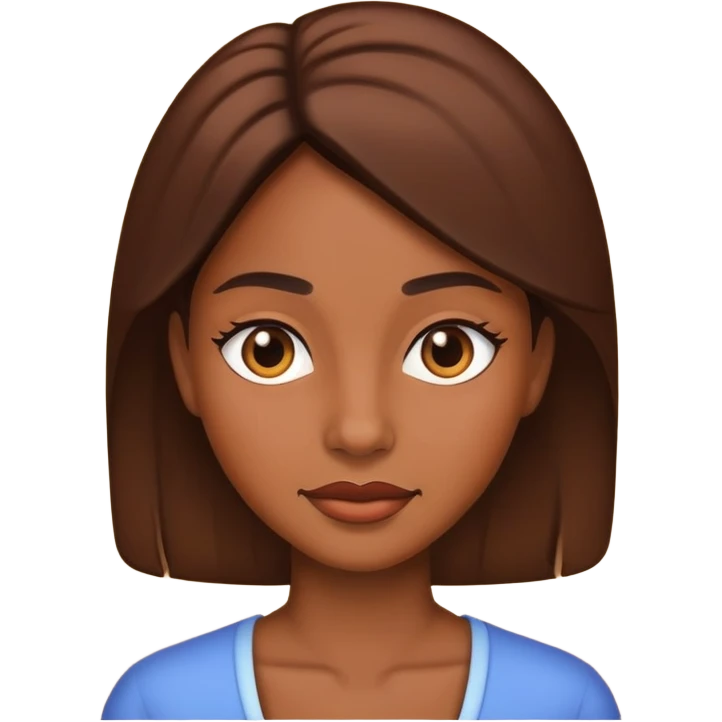Mujer morena emoji