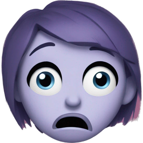 Pixar Inside Out Joy face sad emoji