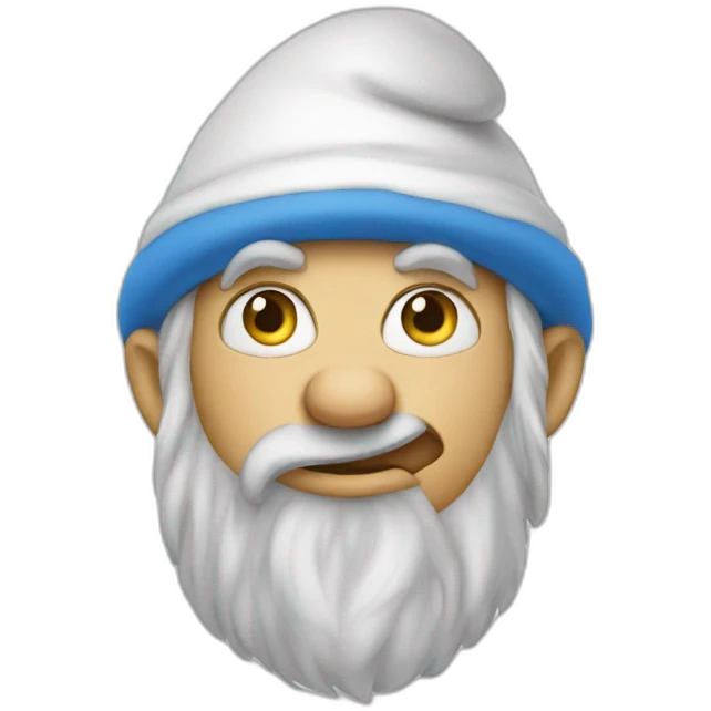 Smurf emoji