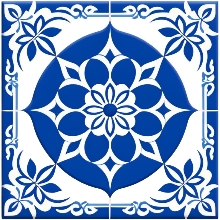 the word 'arabic' stylized as a decorative tile pattern emoji