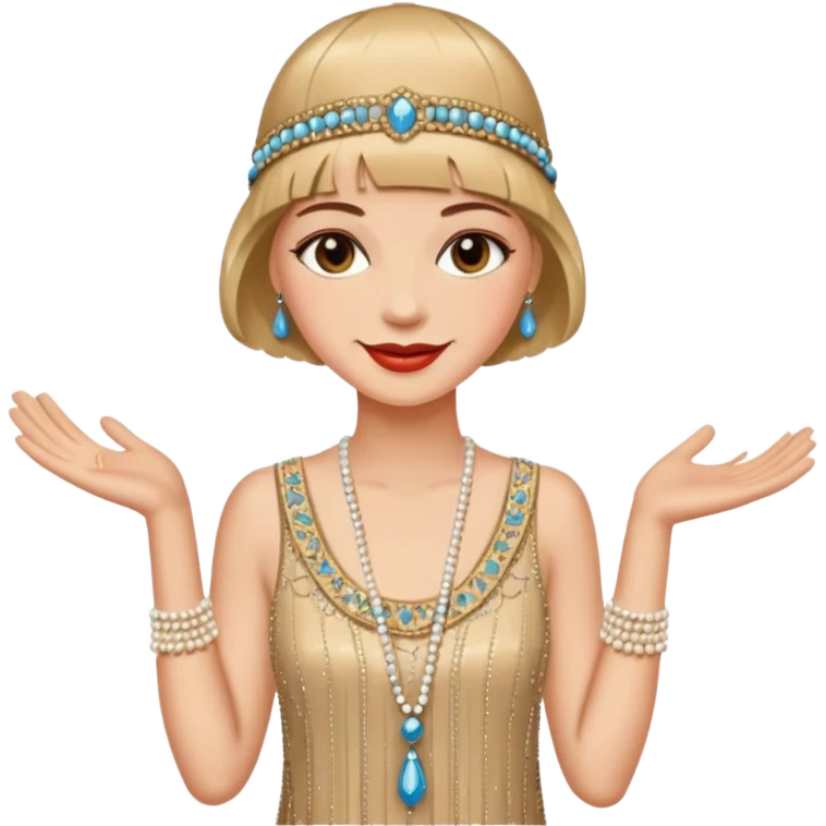 gatsby woman emoji