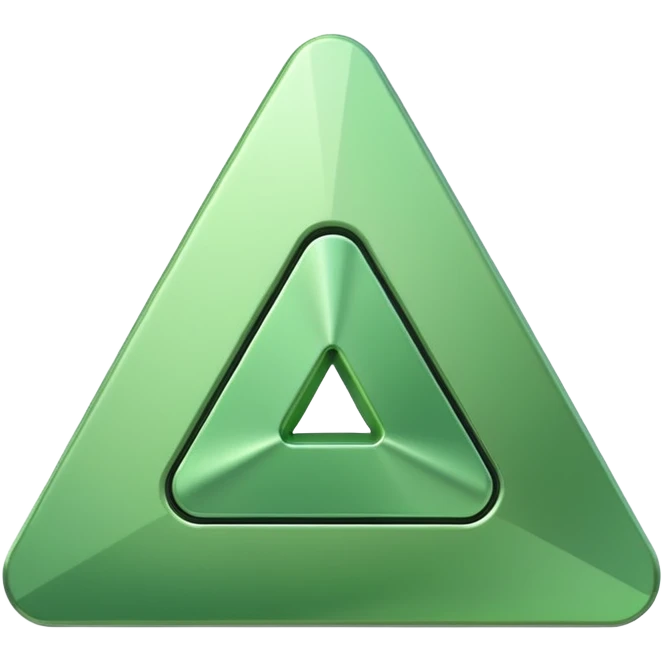 Light green triangle play button  emoji