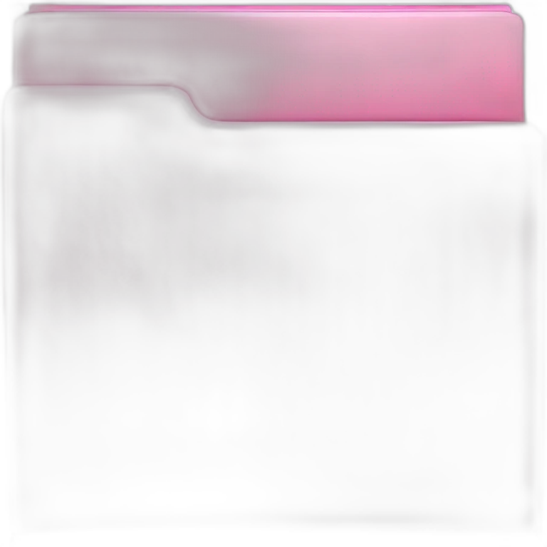 pink folder emoji