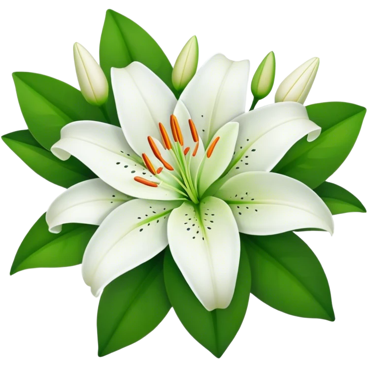 Lilies  emoji
