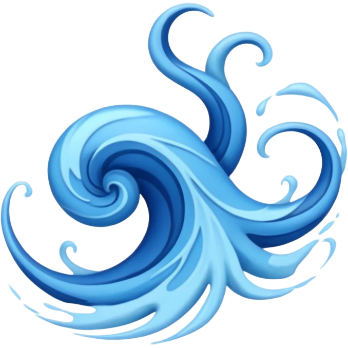 water elemental tattoo emoji