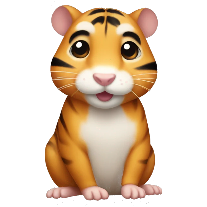 Hamster tiger emoji