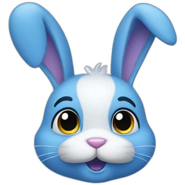 blue bunny emoji