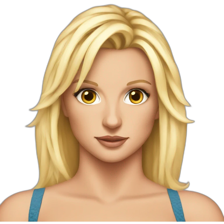 Britney spears in crop top emoji