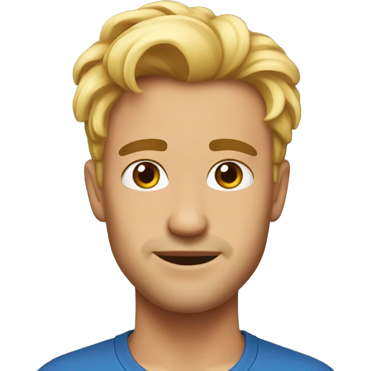 Rizada, pelo rojo emoji