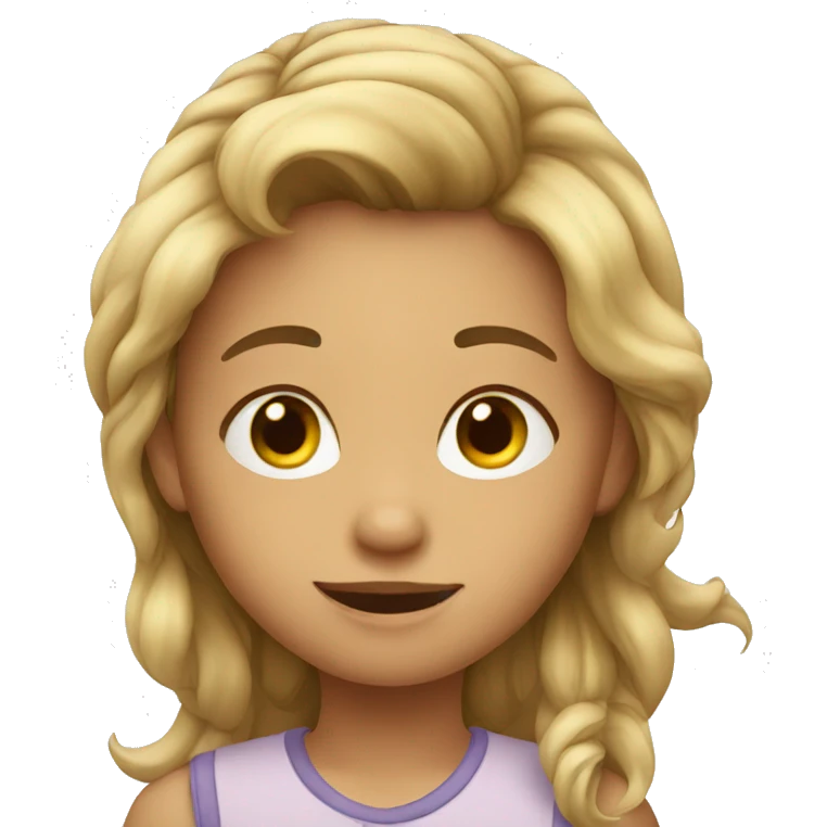 Kids in morning  emoji
