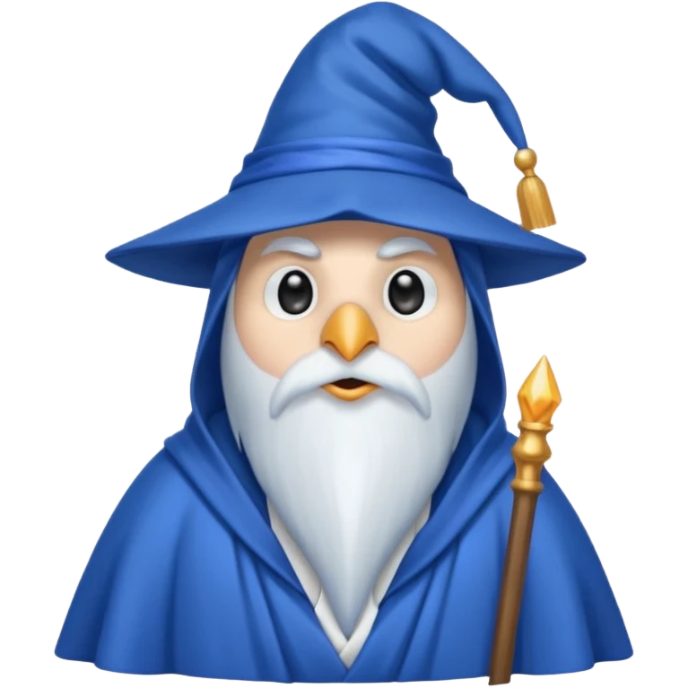 Penguin Wizard emoji