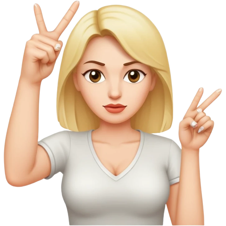 mom with middle finger up emoji