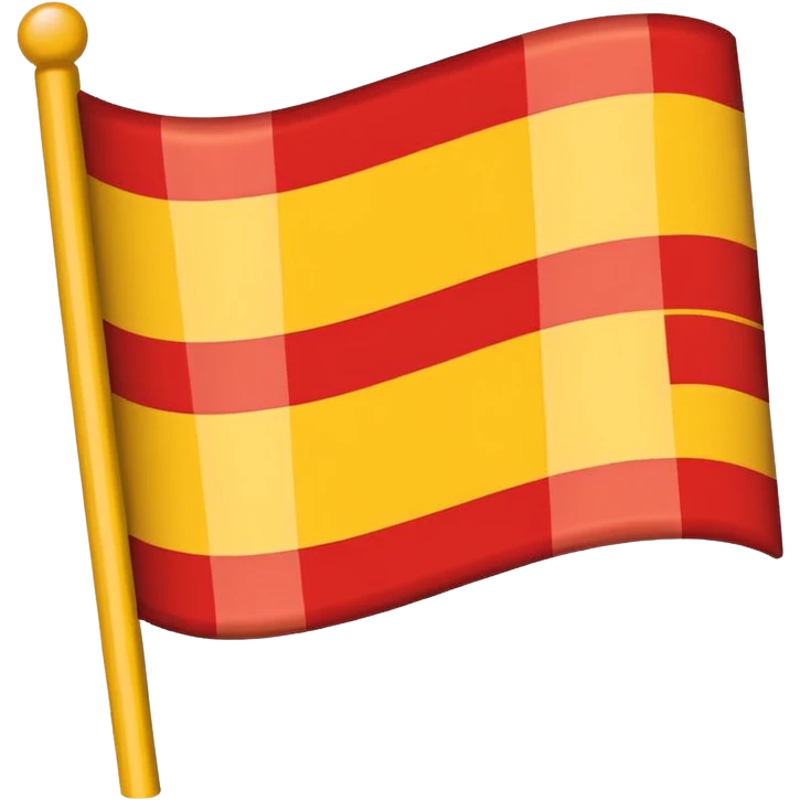 🇨🇴 similar flag with yellow 50% and red 50% 2 strip emoji