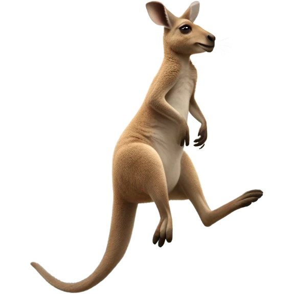 Kangaroo jumping on a cloud  emoji