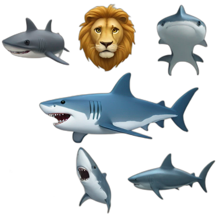 Lion Eutingen a shark emoji