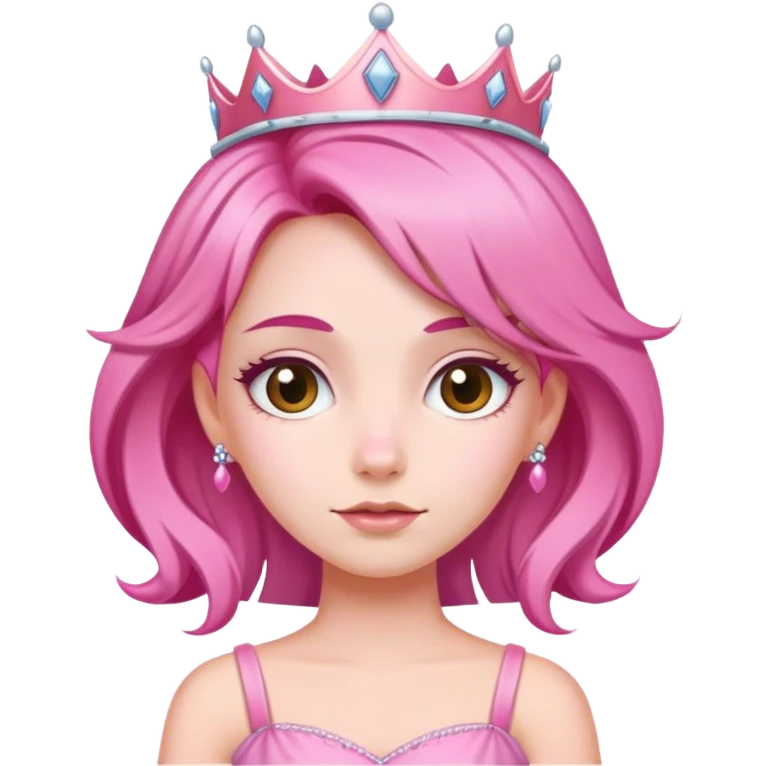 Pink princess  emoji