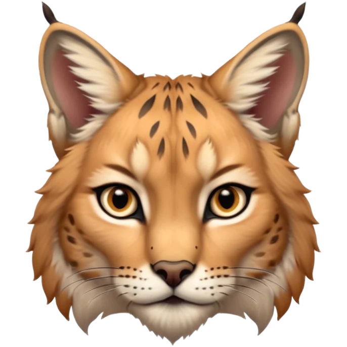 A high-resolution photo-realistic digital illustration of a majestic lynx, chest upward A high-resolution, photo-realistic digital illustration of a majestic young Eurasian lynx, shown from the shoulder upwards with markings emoji