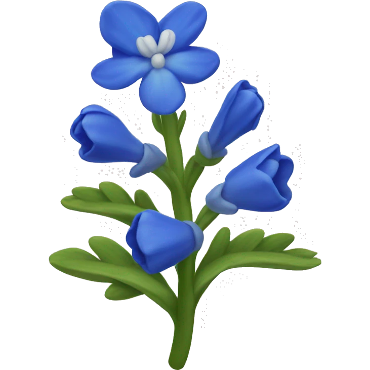 Bluebonnet emoji