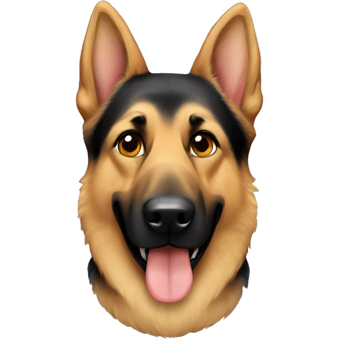 German shepherd emoji