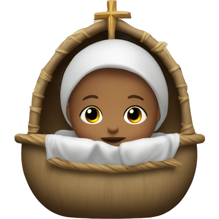 Baby in manger emoji