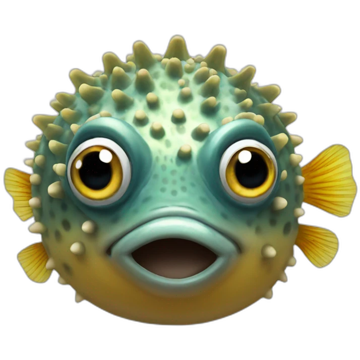 Pufferfish King emoji