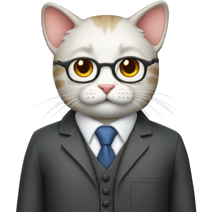 cat professor  emoji