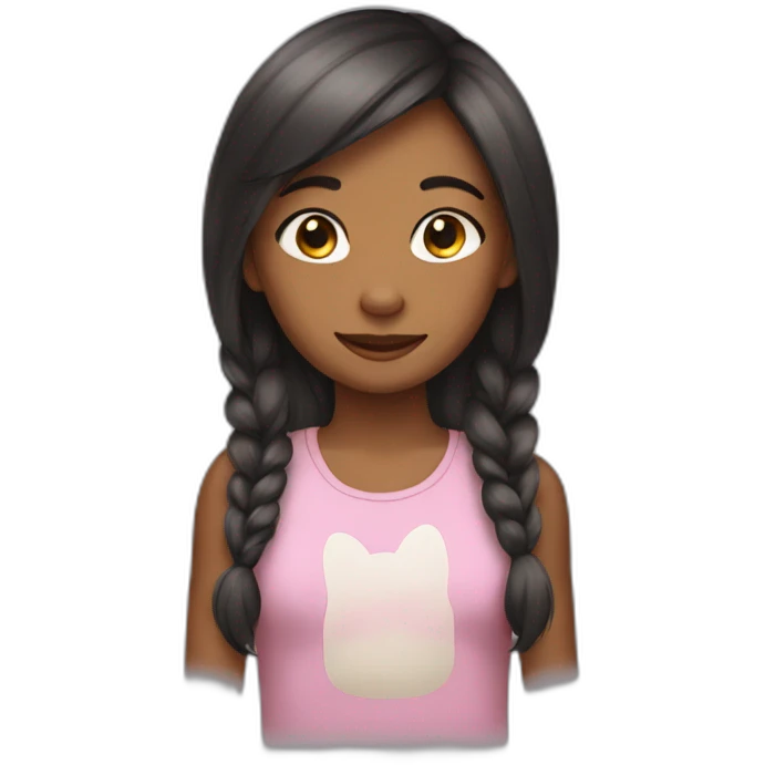 human girl with puppy ears emoji