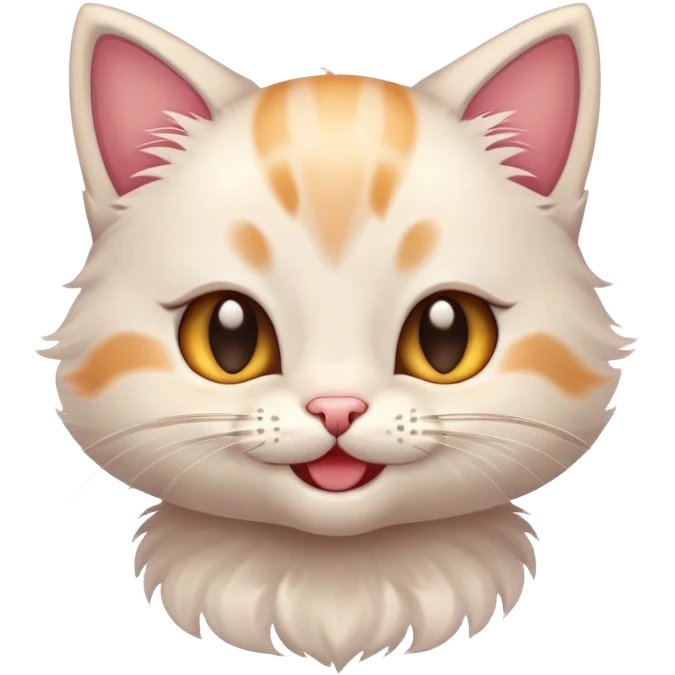 Bad laughing kitten emoji