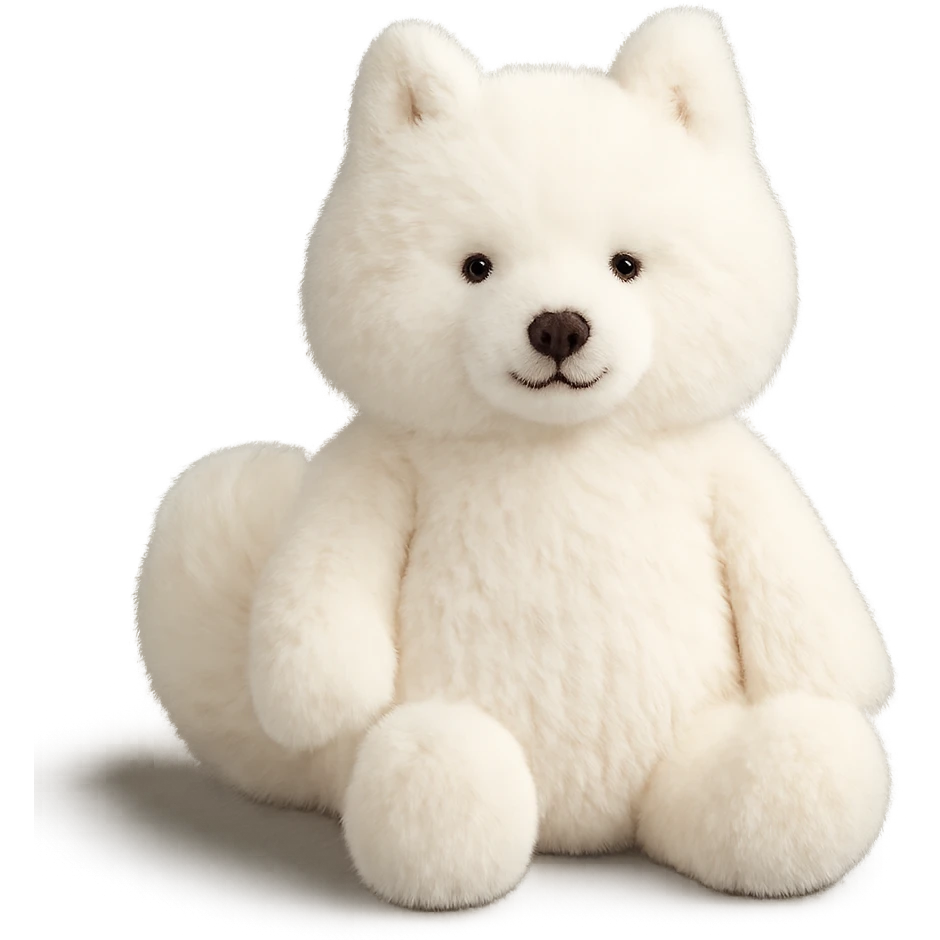 jellycat stuffed plush samoyed emoji
