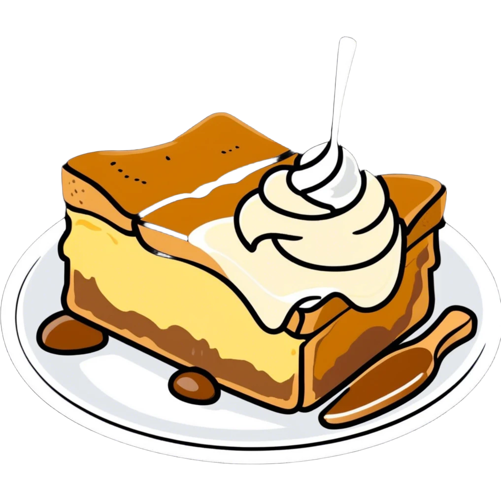French toast bread pudding  emoji