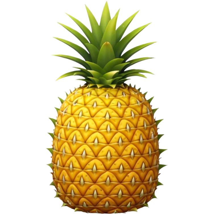 a simple pineapple emoji