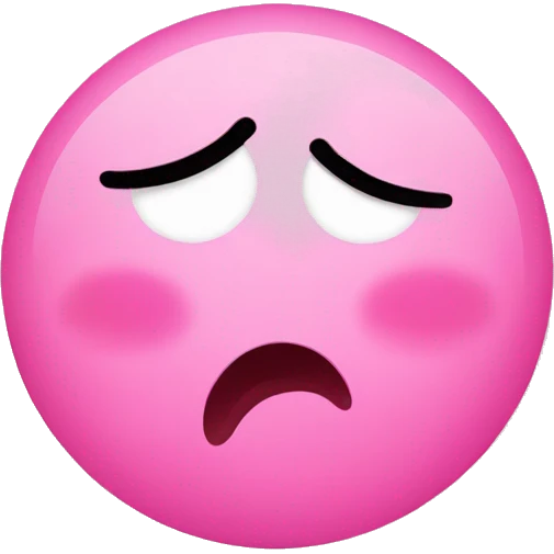 cry ios emoticon pink emoji