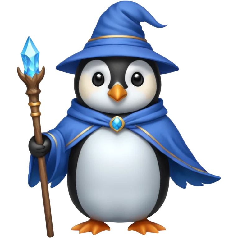 Penguin Wizard emoji
