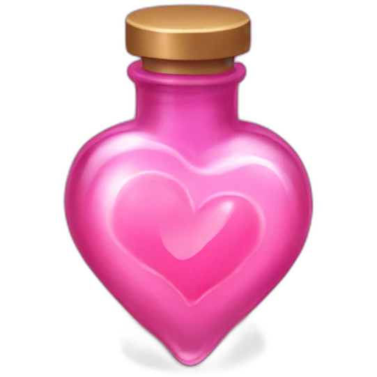pink heart potion emoji