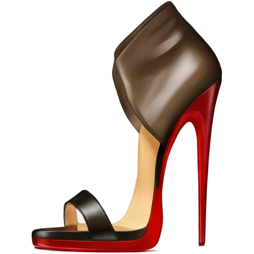 Big Christian louboutin heel emoji