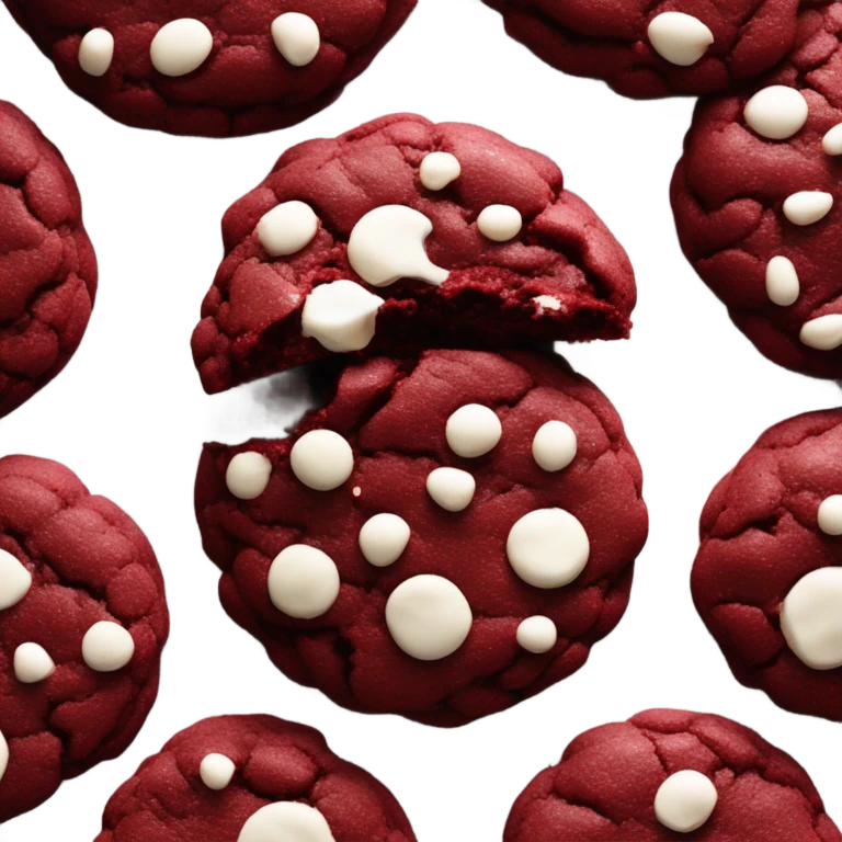 Red velvet cookie emoji