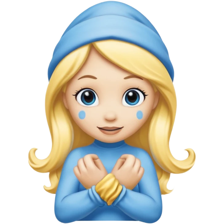 Smurfette emoji