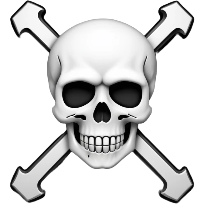 Letters “SSK” with a skull behind it emoji