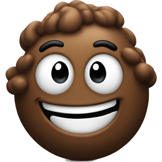 smiling poo with arms  emoji