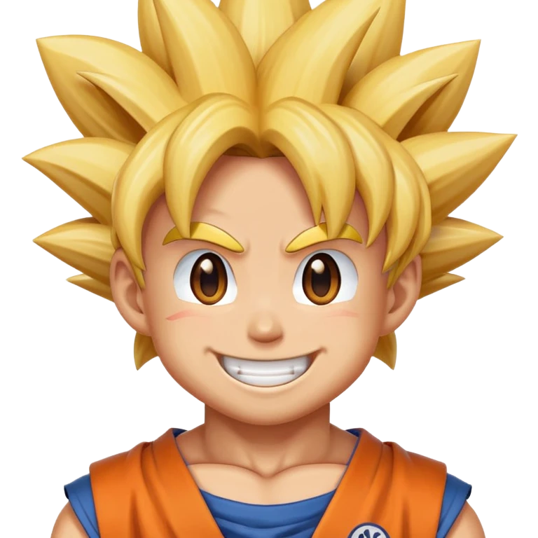 A emoji of goku emoji