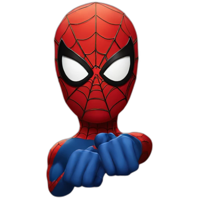 Spider-man say hello emoji