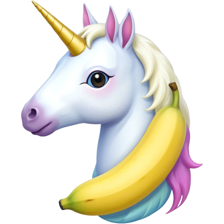 единорог с бананом emoji