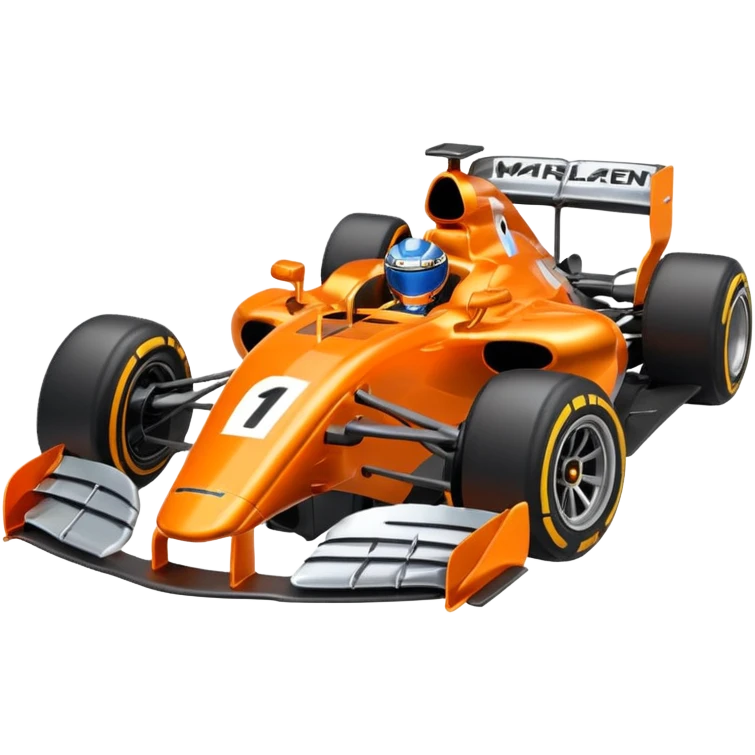F1 mclaren car emoji
