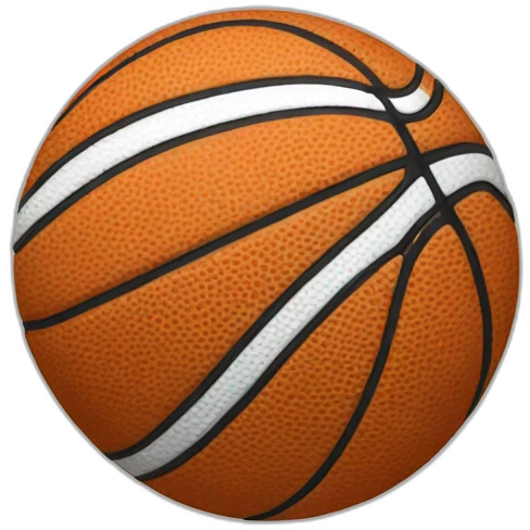 flat-basketball emoji