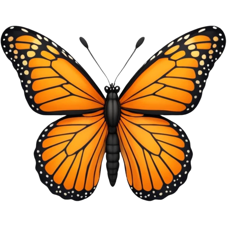 monarch butterfly emoji