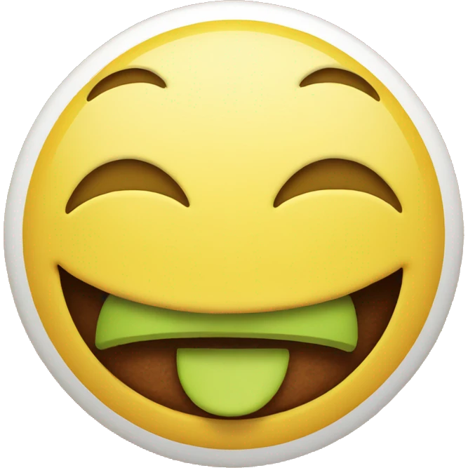 smiley thats hungry emoji