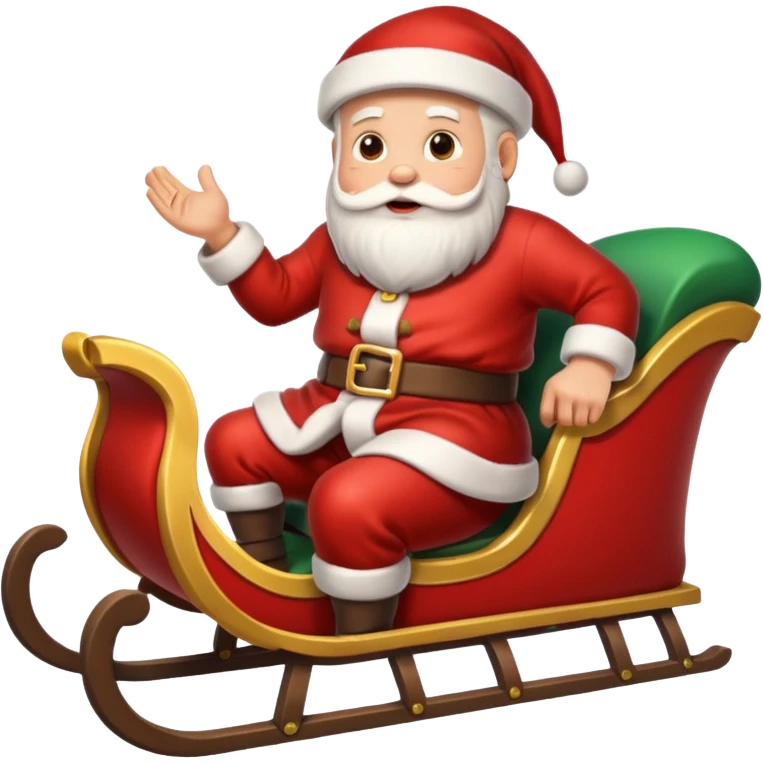 navidad trineo  emoji