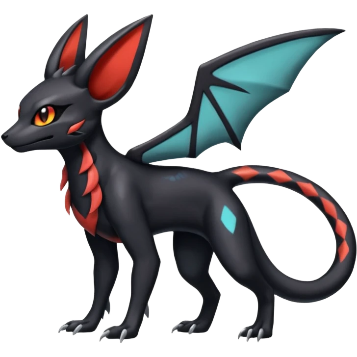 Umbreon-Salandit-Nargacuga-Noivern-fusion (Full body) emoji