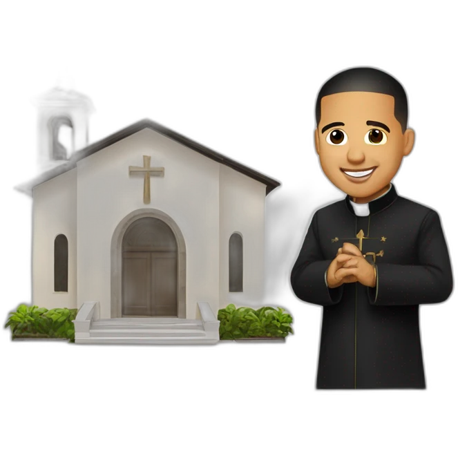 daddy yankee as a catholic pastor emoji