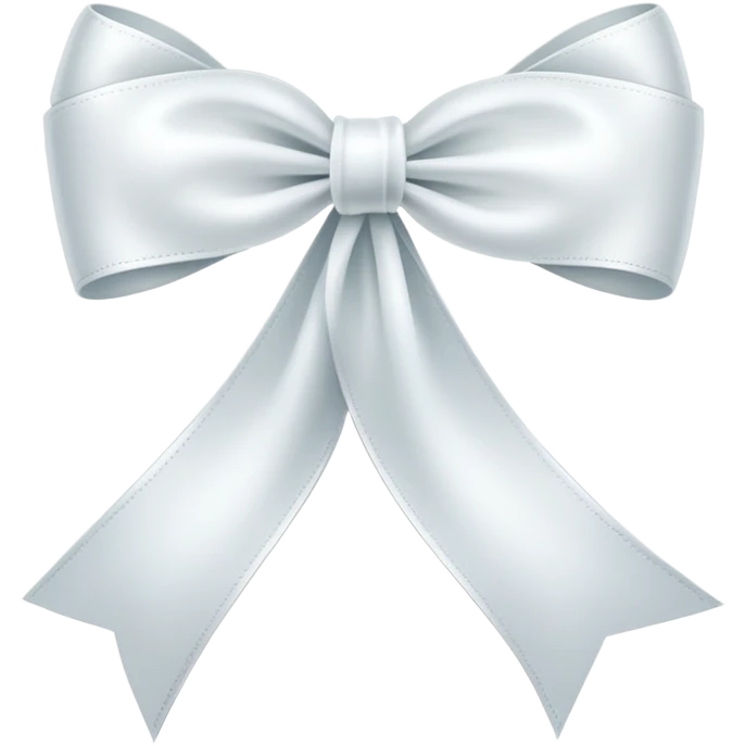 whith cute ribben like ios emoji